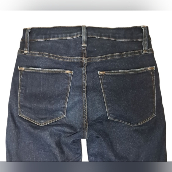 Frame Le High Skinny Distressed Destroyed Raw Hem Jeans Size 24 - Picture 14 of 16